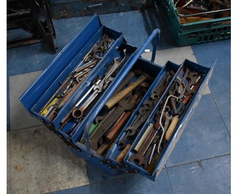 A Cantilevered Toolbox Containing Various Tools Etc 