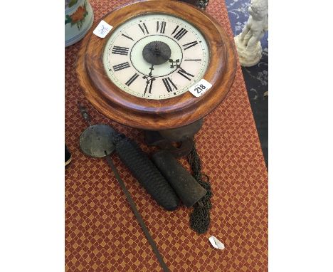 A 19th century postman's alarm clock.