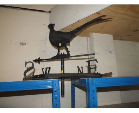 A STEEL WEATHER VANE