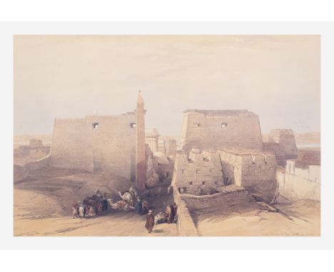 Africa.- Roberts (David) Sketches in Egypt &amp; Nubia, limited edition, plates and illustrations, original half morocco, rub