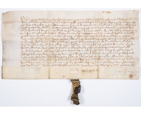 Staffordshire, Kingsley.- Indenture by John Hatfield of Kingsley in the county of Staffordshire yeoman grant to John Holyne o