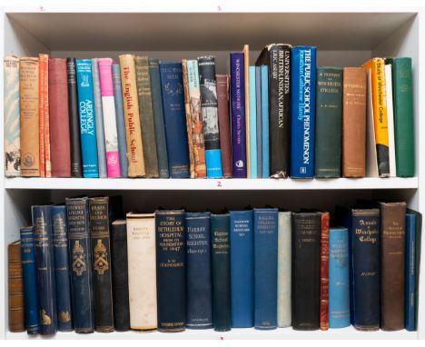 Public Schools.- Wykehamists who Died in the War 1914-1918, 2 vol., half-titles, tipped-in photographic plates, scattered spo