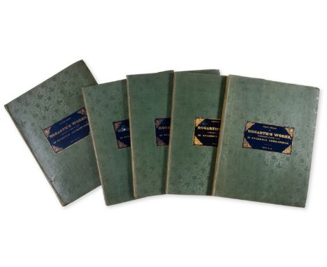 Hogarth (William) The Works, edited by Rev. J.Trusler, First-Fifth Series (Parts 1-26), 5 vol., engraved portrait and plates,