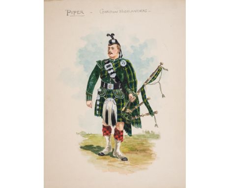 Theatrical costume.- B.J. Simmons &amp; Co. (Theatrical Court Costumers) Ten original costume designs for the Edwardian music
