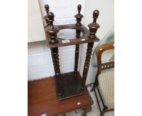 Mahogany stick stand