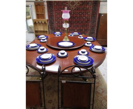 Royal Worcester blue and white dinner service (unmarked)