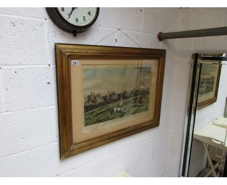 Early print - Steeple chase