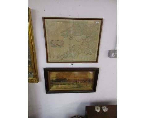 Old print - West Country & print by Tom Lloyd