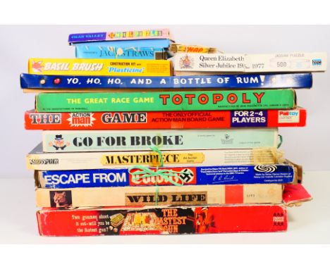 Board games - A collection of board games to include: "The Fastest Gun", "The Action Man Game", "Escape from Colditz", "Go fo