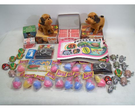 Pocket Pets - Golden Phoenix - Child Guidance Toys - A windup Pocket pets set of metal animals in good condition in a poor to