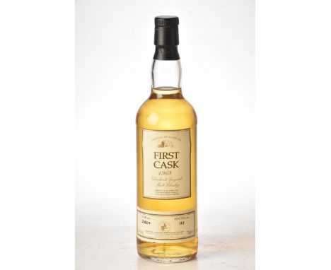 First Cask Glenlivet 1968 70cl 46% Vol 1 bt Bottle Number 112 cask Number 2824