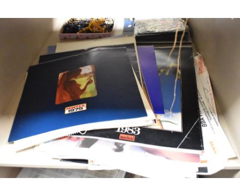 A quantity of vintage 1970's/1980's Mintex 'Glamour' calendars, 70's, 80's, 90's