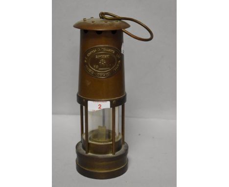 A 20th century S. Thomas &amp; Williams Cambrian Aberdare no.27271 coal miners lamp