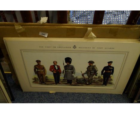 A group of four The First of Grenadier prints (4).