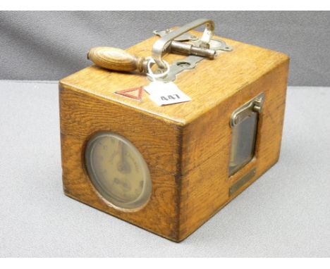 JUNDES THEXOR PIGEON RACERS SAFETY FIRST TIMING CLOCK with key