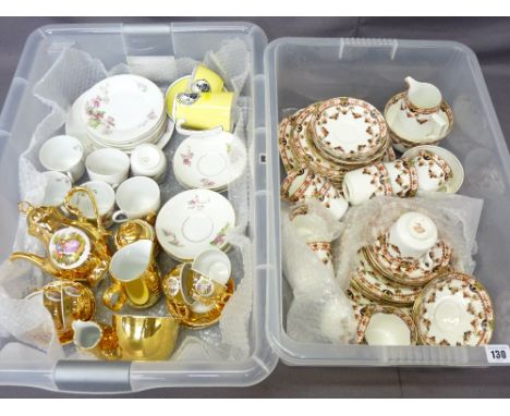 ROYAL WORCESTER, ROYAL VALE, Foley and continental china teaware, a quantity