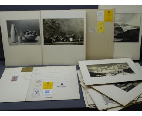 ALLAN COCKING F R P S PHOTOGRAPHIC EXHIBITION PRINTS, 24 in total, attached exhibition labels include 'The Royal Photographic