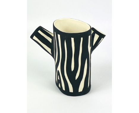 A Richard Woods design tree trunk vase for "WH", impressed mark to the underside, 14cms wide x 11cms deep x 15cms high. Estim