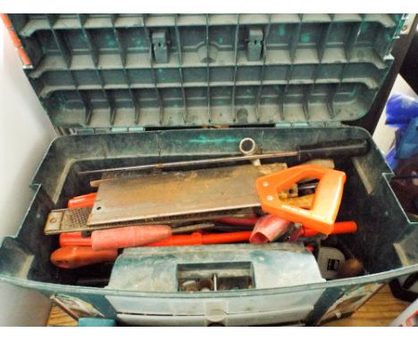 A tool box with contents 