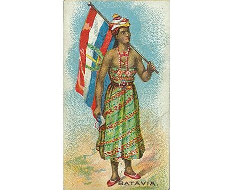 LLOYD R., National Types Costumes & Flags, slight corner knocks, corner crease (1), FR to G, 30 (Illustration page 5)