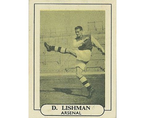WILKINSON, Popular Footballers, complete, small stain to edge (No. 11) ow VG to EX, 25 (Illustration page 3)