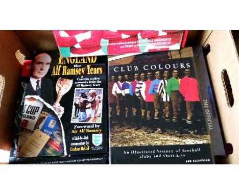 FOOTBALL, books, mainly hardback editions, inc. with repro memorabilia inserts (8), Pele, Manchester United, World Cup, Champ