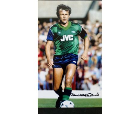 FOOTBALL, signed photos (mainly 8 x 10) by Arsenal players, inc. Hollins, Kelly, Marinello, Neill, Radford, Samuels & Alan Sm