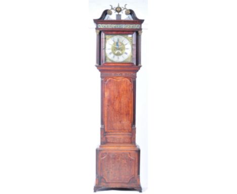 Thomas Richardson Weverham - A late 18th / early 19th Century Georgian English antique mahogany cased moonphase 8 day longcas