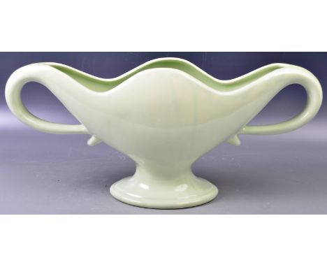 Constance Spry - Fulham Pottery - A rare and impressive early 20th Century 1930's Art Deco celadon green glaze planter vase j