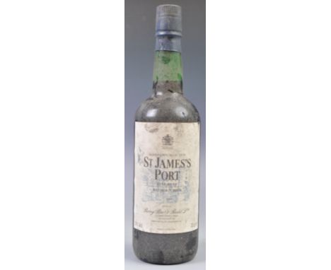 A vintage bottle of Berrys' Own Selection St James's Port Fine Ruby matured in wood shipped by Berry Bros of Rudd Ltd. 19% Vo