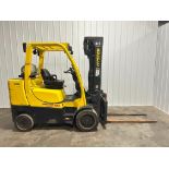 Hyster 10,000-LB. Capacity Forklift, Model S100FTBCS, S/N H004V03571M, LPG Fuel, 3-Stage Mast, 185"