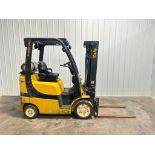 2016 Yale 5,000-LB. Capacity Forklift, S/N C910V04226P, LPG Fuel, Cushion Tires, 3-Stage Mast, 187"