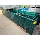(11x) Interlake Teardrop Pallet Rack Uprights, 48" D x 16' T, (Approx. (2) Cut Uprights, ($40 Loadin