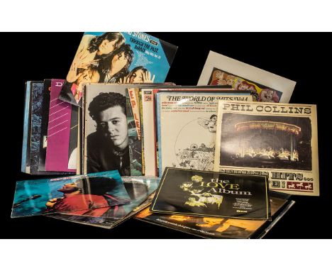 Collection of 92 Vinyl LP's to include, Queen, Elton John, Rolling Stones, Duran Duran, Frankie Goes to Hollywood, Johnny Cas