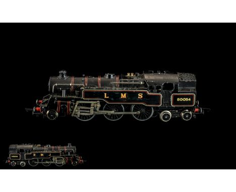 Hornby Dublo Early and Heavy OO Gauge Scale Diecast Model Locomotive. L.M.S British Railway Green, 80054 Type E.D.L.18. Locom