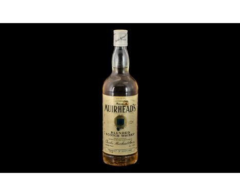 A Bottle of Muirheads Blended Scotch Whisky. 75cl. Product of Scotland. A Blend of 100% Scotch Whisky