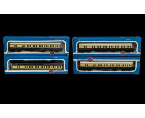 Airfix Railway System OO Scale Model Passenger Coaches ( 4 ) All with Boxes, And All In Never out of Box / Mint Condition. Al