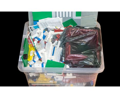 Large Box of Vintage Lego Building Blocks