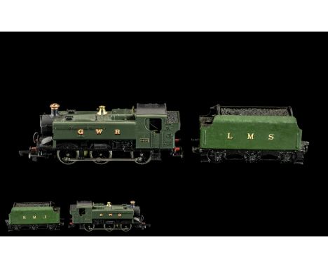 Lima - G.W.R. OO Gauge Scale Model Locomotive with Hornby L.M.S Tender. All Aspects of Condition Is Good, No Box. Please See 