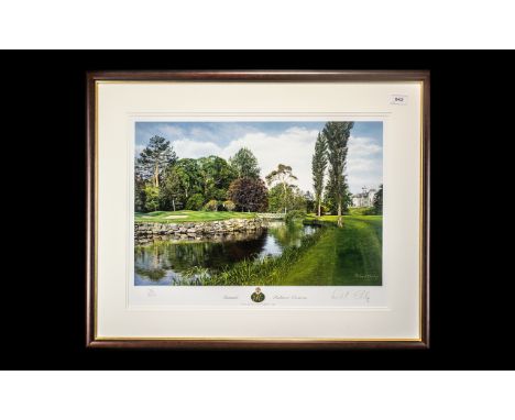 Golfing Interest - Limited Edition Print of the Inismor Palmer Course. Home of the Ryder Cup 2006. Signed in pencil by the ar