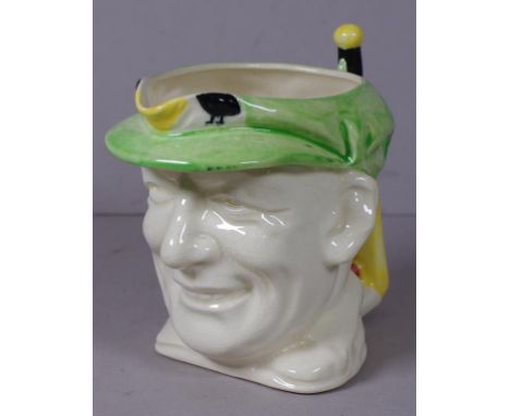 Vintage Don Bradman Marutomo ware character jug height 15cm approx