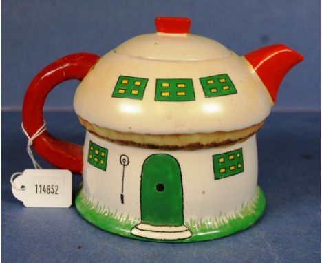 Vintage Shelley 'Mabel Lucy Attwell" teapot signed to body, marked to base and Rd 724421. Height 12cm approx. (damage)