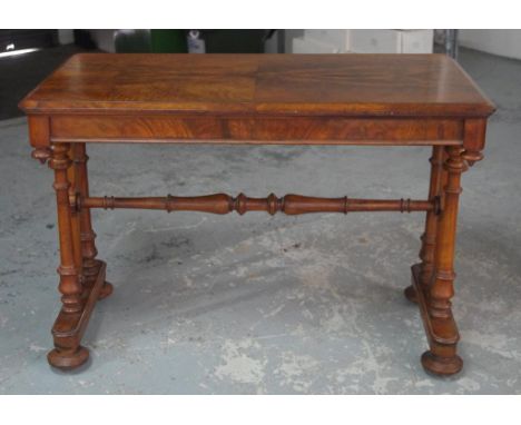 Victorian walnut console table 107cm x 56cm, 73cm high