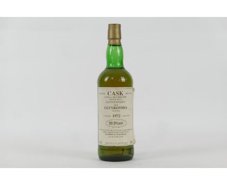 Glenrothes, 1972, original cask single malt Scotch whisky, 59.5%, level lower neck (1bt) 