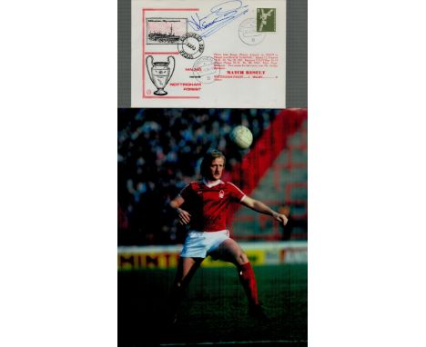 Kenny Burns signed Malmo v Nottingham Forest European Cup Final 1979 FDC double PM Munchen h 30-5.79-16 8. With accompanying 