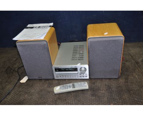 A TEAC CR-H250 CD/RECEIVER with remote and a pair of LS-H250 speakers and manual (PAT pass and working)