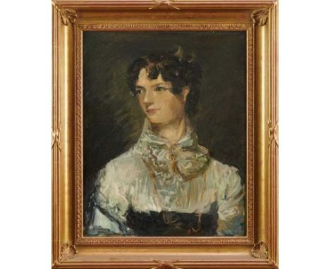 After John Constable (1776-1837), a 20th century oil on canvas - portrait of Maria Bicknell, later Mrs John Constable, after 