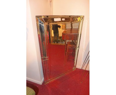 A Venetian style mirror, H:120cm