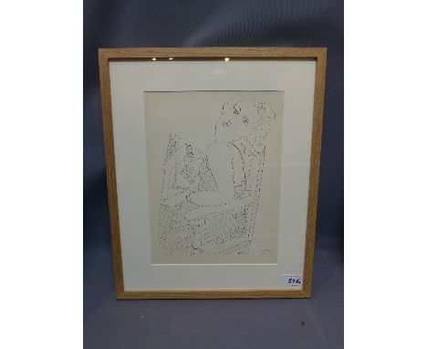 After Henri Matisse, 'Portrait of a Women in Profile P6', collotype, 31 x 23cm