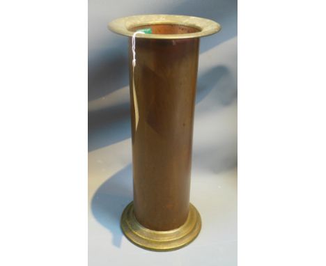 An early 20th Century copper stick stand. H-49cm 